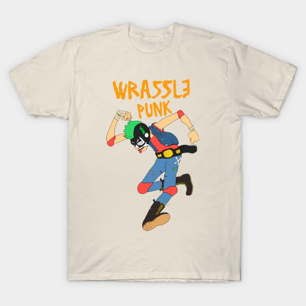 Wrastle punk T-Shirt by Roni Dan Neni